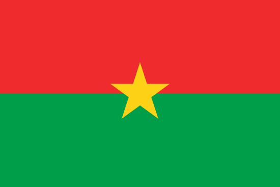 vlag van Burkina Faso