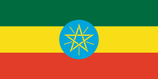 vlag van Ethiopië