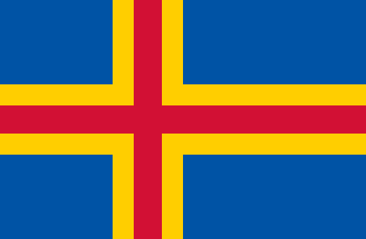 vlag van Aland-eilanden