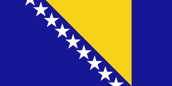 vlag van Bosnië en Herzegovina