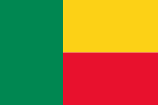 vlag van Benin
