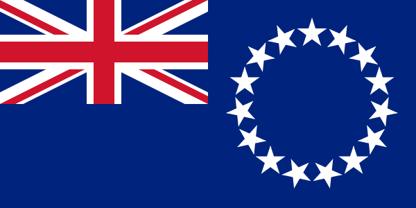 vlag van Cookeilanden