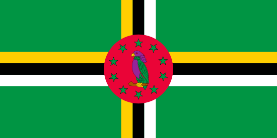 vlag van Dominica