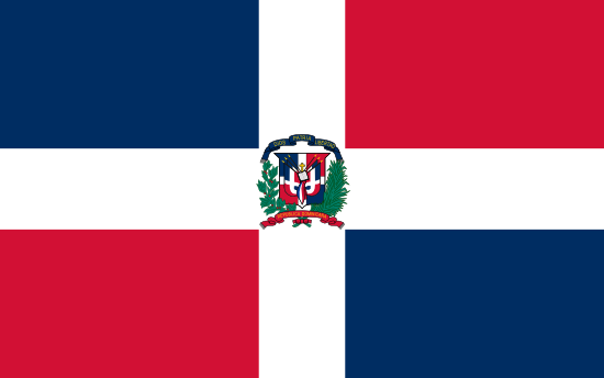 vlag van Dominicaanse Republiek