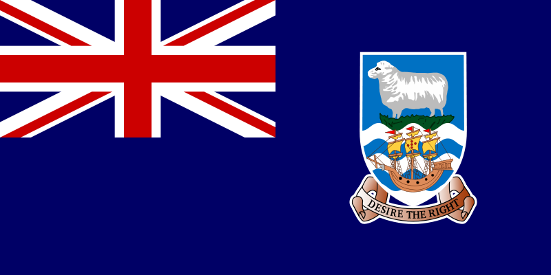 vlag van Falkland Eilanden