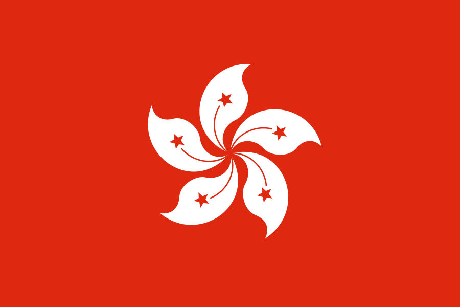 vlag van Hong Kong