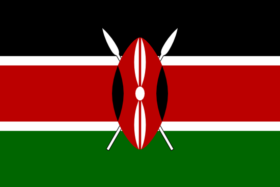 vlag van Kenia
