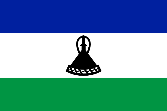 vlag van Lesotho