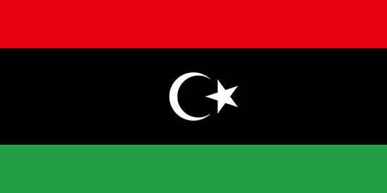 vlag van Libië