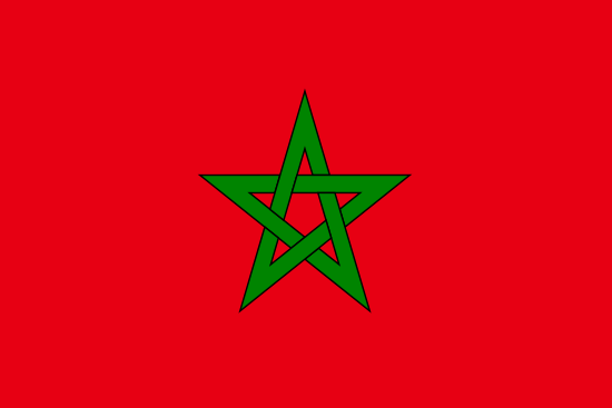 vlag van Marokko