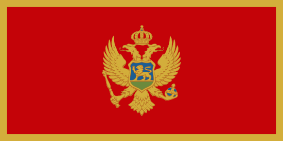 vlag van Montenegro