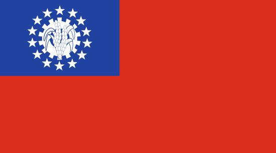vlag van Myanmar