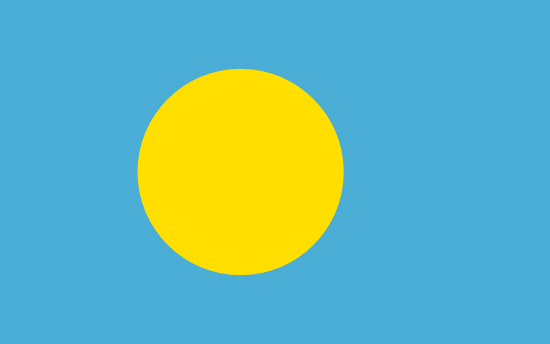 vlag van Palau