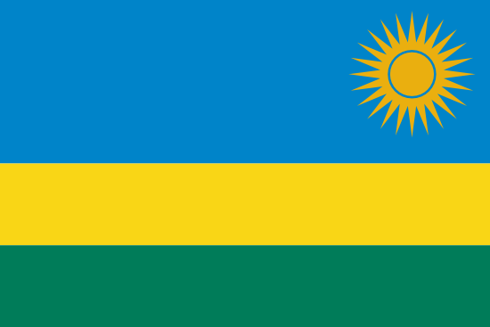 vlag van Rwanda