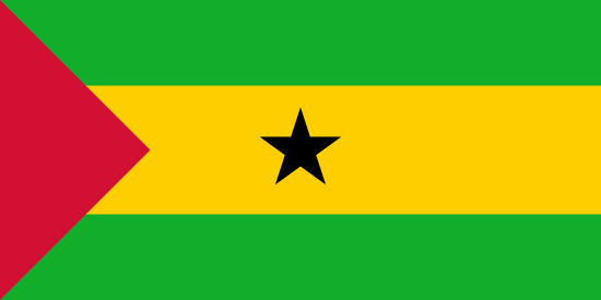 vlag van Sao Tome en Principe
