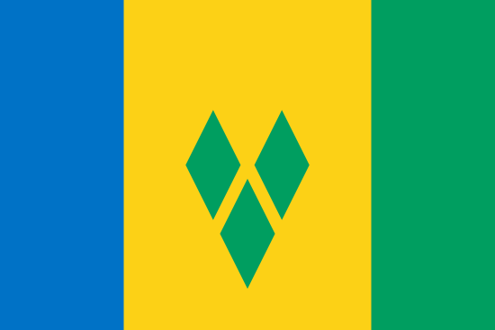 vlag van Saint Vincent en de Grenadines
