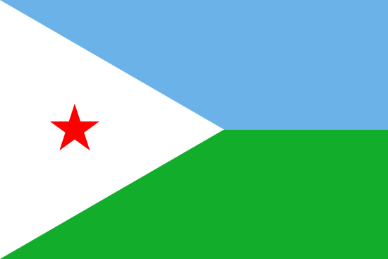 vlag van Djibouti