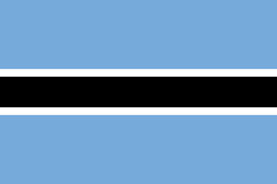 vlag van Botswana