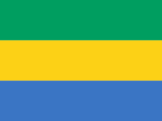 vlag van Gabon