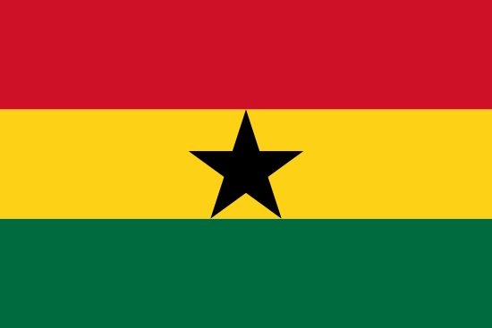 vlag van Ghana