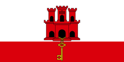 vlag van Gibraltar