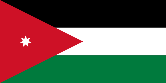 vlag van Jordanië