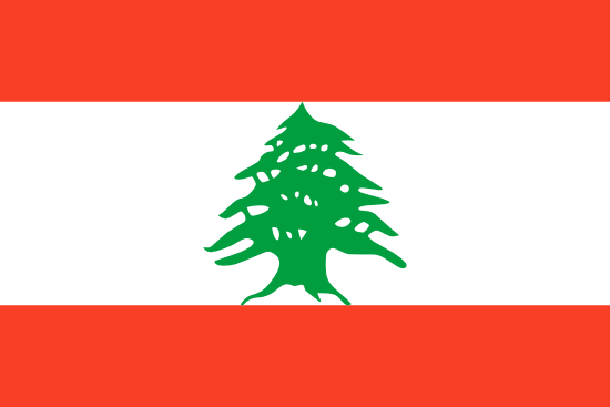 vlag van Libanon