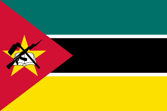 vlag van Mozambique