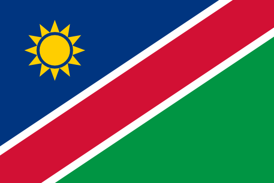 vlag van Namibië