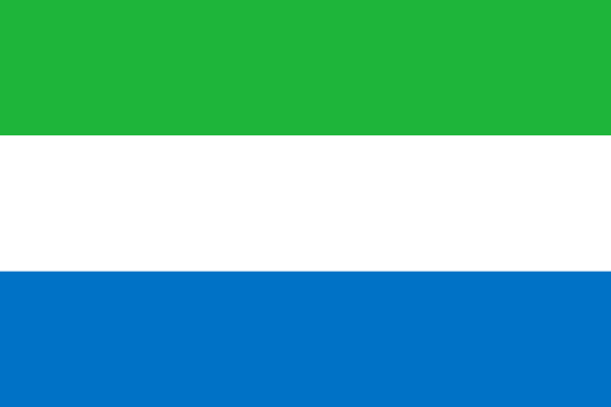 vlag van Sierra Leone