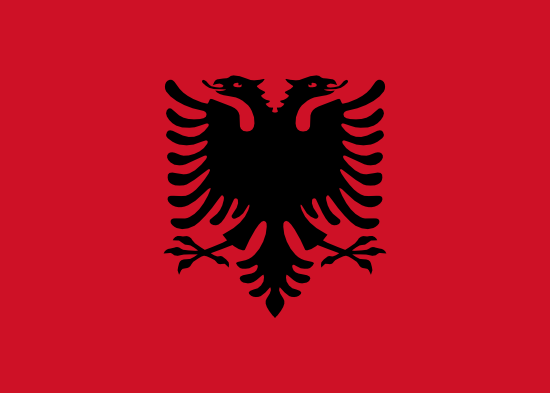 vlag van Albanië